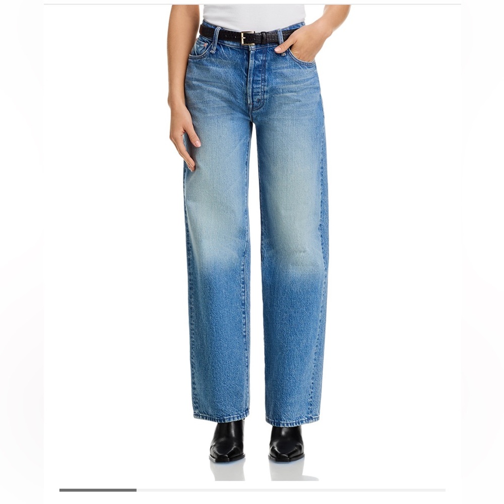 MOTHER LIL NEW DODGE HIGH RISE ANKLE JEANS IN WIDEOUT SIZE 30P